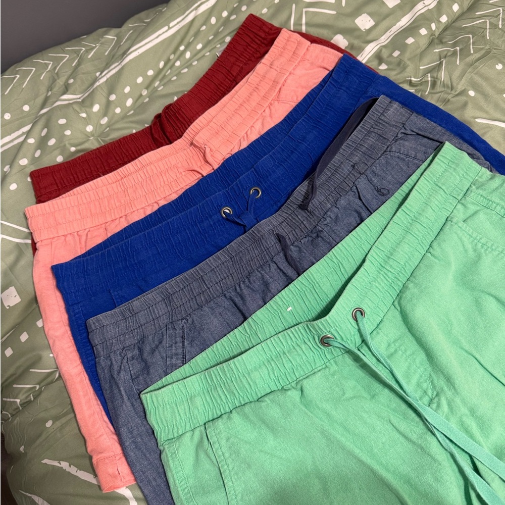 Colorful Casual Shorts Set